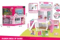 Къща Вила двуетажна за кукли с пързалка, снимка 2