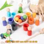 Дървен детски комплект монтесори - КОД 4307, снимка 7