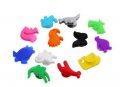 12 бр лепки вакумчета животни силиконови гумени фигурки за залепване на чаши за разпознаване парти , снимка 3