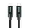 USB-C към USB-C кабел 1 m 3.1 10gbit/s лаптоп / компютър / зарядно > смартфон / таблет / твърд диск, снимка 1