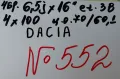 16’’4x100 za dacia 16”4х100 за дачия-№552, снимка 2