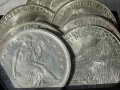 Седем монети от 1 долар, колекция, снимка 1 - Нумизматика и бонистика - 36895200