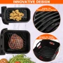 Комплект аксесоари за еър фрайър Airfryer силиконова тава мъфини четка скара шишчета, снимка 4