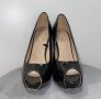 Черни официални обувки с висок ток, снимка 3