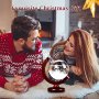 Нов стъклен снежен глобус Творчески кристален Прогноза на Времето, снимка 3