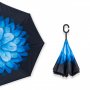 2189 Двупластов чадър с удобна дръжка, отварящ се наобратно, снимка 9