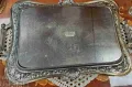 Уникален поднос Brevettato сребърно покритие , снимка 4
