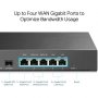 Кабелен Рутер TP-Link ER7206 Omada Gigabit VPN рутер, снимка 4