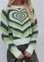 Дамски ежедневен пуловер с обло деколте, 4цвята - 023