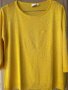 Жълта блуза фино памучно плетиво, снимка 3