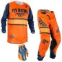 Fly racing джърси kinetic era orange navy мотокрос фанелка, снимка 3