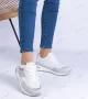Дамски маратонки, декорирани с блясък и циркони Savina, 3цвята , снимка 11