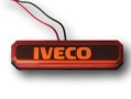 Габарити Лед Неон Iveco Ивеко червен,оранжев,бял лого 12/24V, снимка 2