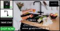 Кухненска Мивка от гранит модел РИГА XXL 440 x 530 mm - Черна, снимка 1 - Други - 37227224