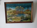 Майсторска картина от Ст.Калинов - Масло на платно със дървена рамка - размери - 146см - 118см. (11, снимка 3