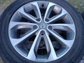 Лети джанти 18ки 5х114.3 Nissan + летни гуми 215/55/18 Continental, снимка 4