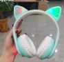 Котешки детски слушалки, Безжични, LED цветни светлини , снимка 11