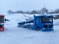 Mercedes Actros 1844 MP2 Kässbohrer SuperTrans Herpa 1:87 Автовоз, снимка 9