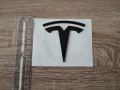 черен гланц лого Tesla , снимка 3