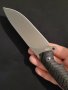 Ловен тактически нож острие DC53 G10 full tang , снимка 8