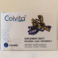 100% лиофилизиран рибен колаген COLVITA / КОЛВИТА, 60 или 120 капсули, made in POLAND, EU, снимка 2 - Хранителни добавки - 43856323