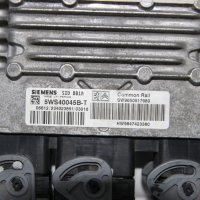 Моторен компютър ECU Peugeot 307 / 5WS40045B-T / 5WS40045BT / SW9650517980, снимка 2 - Части - 35527449