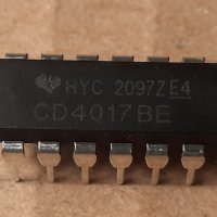 CD4017 синхронен десетичен брояч с дешифратор, снимка 1 - Друга електроника - 44019842