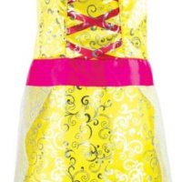 Приказна рокля Adorbs - Жълта, цикламена L85013, снимка 1 - Детски рокли и поли - 39405367