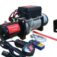 Електрическа лебедка STRONG серия MAX за джипове – 12 V – 6136 КГ. / 13 500 LB WINCH/ТЕЛФЕРИ 590.00 , снимка 3 - Ремаркета - 32928211