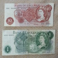 Две банкноти Великобритания, снимка 3 - Нумизматика и бонистика - 39443504