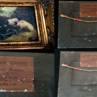Картина от 19 век със сертификат, снимка 3 - Антикварни и старинни предмети - 26558384