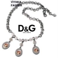D&G Dolce & Gabbana оригинално дамско колие, снимка 1 - Колиета, медальони, синджири - 44113649