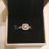 Елегантен сребърен пръстен, снимка 1 - Пръстени - 38855556