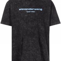ALEXANDER WANG Acid Wash Logo Print Мъжка / Дамска Тениска size S и XL, снимка 2 - Тениски - 36940053