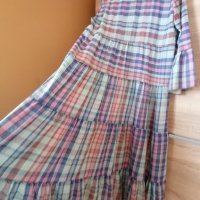 Дълга рокля с харбали в пастелни цветове, снимка 4 - Рокли - 37835294