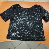 Ефектна дамска блуза, снимка 2 - Тениски - 43757524