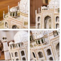 3D пъзел: The Taj Mahal (Тадж Махал) - 3Д пъзели, снимка 2 - Игри и пъзели - 39367436