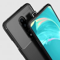 OnePlus 7 Pro - Удароустойчив Кейс Гръб FIBER, снимка 1 - Калъфи, кейсове - 32619066