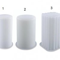 3D релефни цилиндър кръг колона силиконов молд форма за свещ смола гипс, снимка 3 - Форми - 37480200