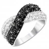 Красив сребърен пръстен с камъни черни, снимка 2 - Пръстени - 38558535