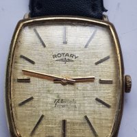 Мъжки позлатен механичен часовник Rotary 17 Jewel 70те год., снимка 12 - Антикварни и старинни предмети - 38932825