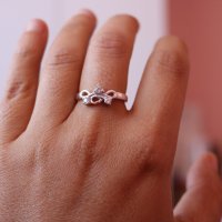 Уникален сребърен пръстен  - модел R084, снимка 4 - Пръстени - 26874033