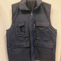 Работен елек с джобове - син на цвят, снимка 1 - Други - 43940039