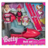 Играчка моторна шейна с кукла и момиченце, снимка 2 - Кукли - 43293587