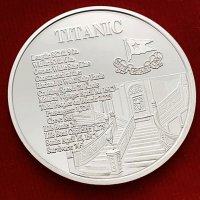 Титаник монета / Titanic coin - Silver, снимка 5 - Нумизматика и бонистика - 37900211