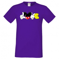 Мъжка тениска Mickey Love Подарък,Изненада,Рожден ден, снимка 7 - Тениски - 36576154