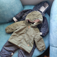 Детски дрехи H&M (размер 86): гащеризон и яке заедно, снимка 1 - Детски якета и елеци - 44919765