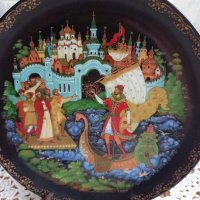 Порцелан декоративни чинии по руски народни приказки , снимка 16 - Декорация за дома - 44001513