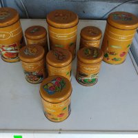 КУХНЕНСКИ -Комплект съдове за съхранение на продукти и подправки, снимка 1 - Други - 32803125