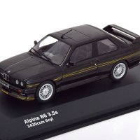 BMW Alpina E30 B6 1989 - мащаб 1:43 на Solido моделът е нов в PVC дисплей-кейс, снимка 13 - Колекции - 43820625